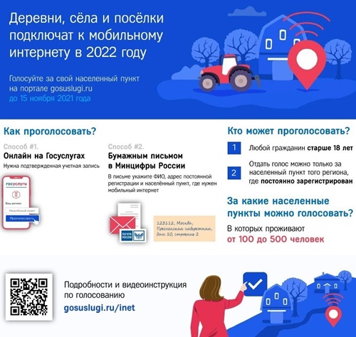 На Южном Урале выбирают малые населенные пункты, которые первыми подключат к высокоскоростному мобильному Интернету в 2022 году