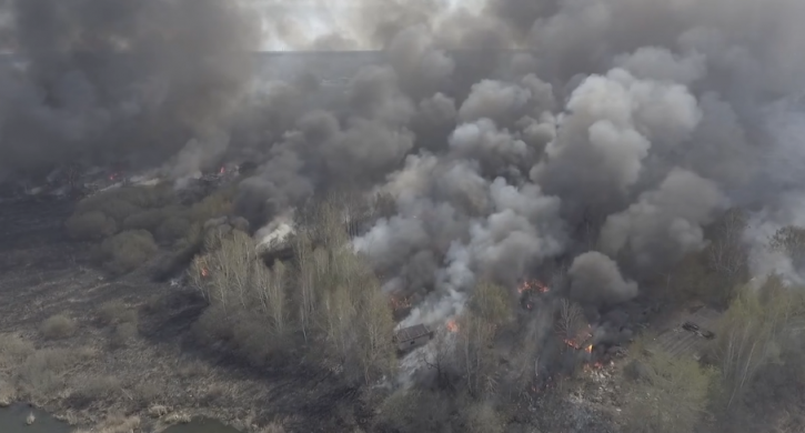 Более 1 тыс. человек тушат лесные пожары в Челябинской области