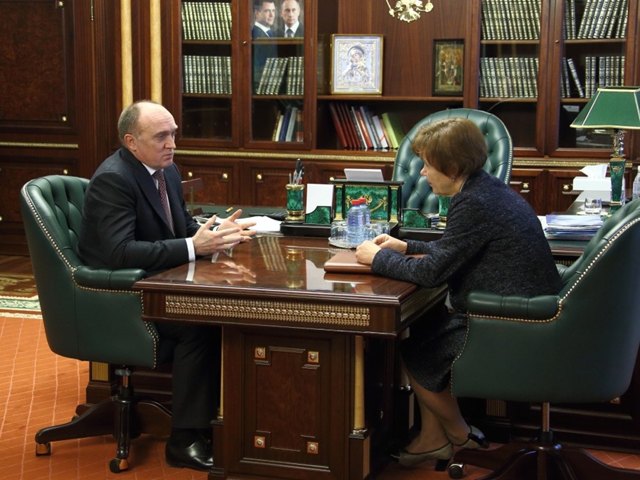 Встреча нового руководителя минэкологии и губернатора Челябинской области