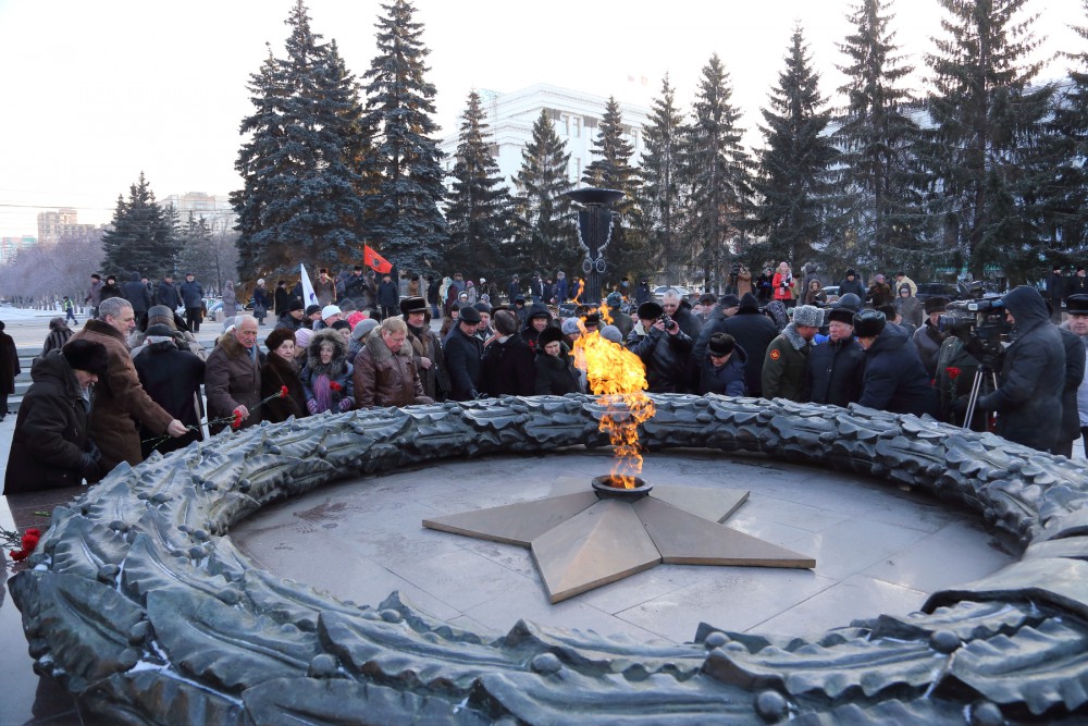 В г. Челябинске прошёл митинг посвящённый Дню неизвестного солдата 